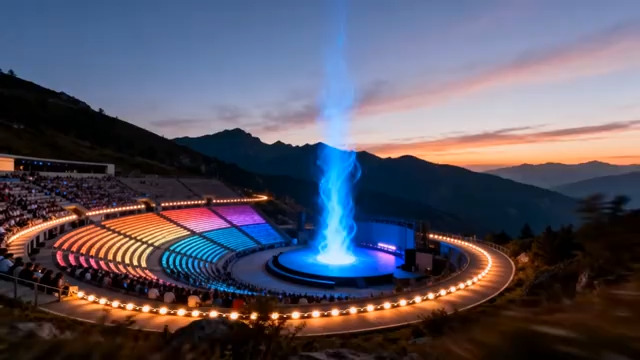  山顶圆形剧场蓝火表演1656#横屏 	 -