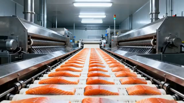  三文鱼自动化生产线1561#横屏 	 