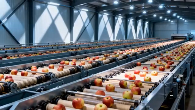  苹果自动化分拣流水线1412#横屏 	 