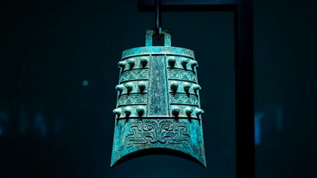  青铜编钟特写镜头1457#横屏 	 -