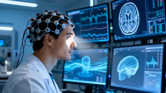  脑电波研究实验1370#横屏 	 