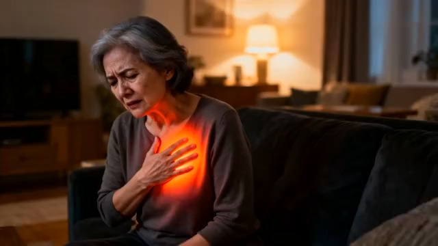  老年女性突发胸痛1229#横屏 	 -