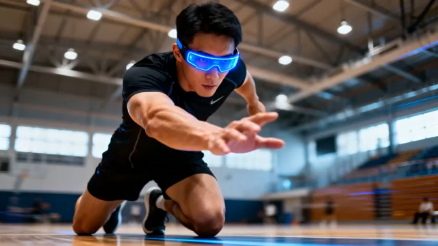  科技感起跑瞬间1110#横屏 	 