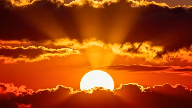  绝美日出朝霞云海1081#横屏 	 -