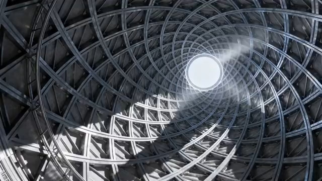  科技感螺旋隧道动画1109#横屏 	 