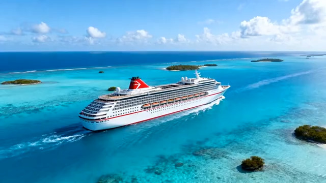  豪华邮轮海上航行767#横屏 	 