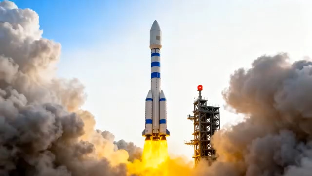  火箭发射升空瞬间900#横屏 	 