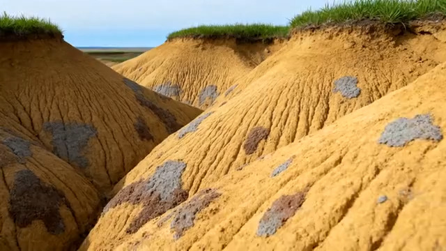  黄土沟壑地貌景观892#横屏 	 