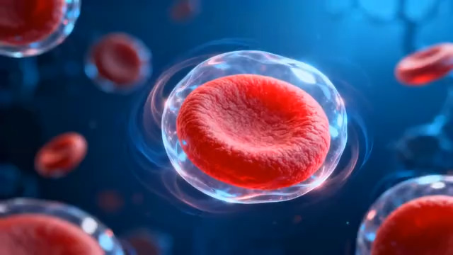  红细胞流动3D动画825#横屏 	 