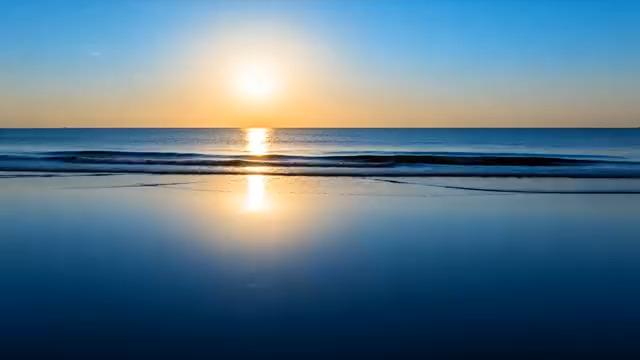  海上日出唯美景象665#横屏 	 