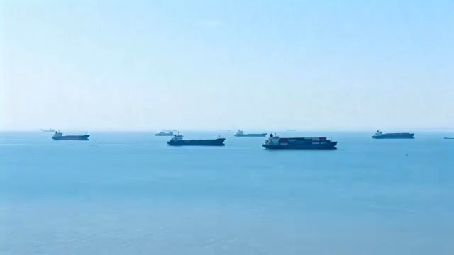 海上货轮运输场景653#横屏 	 