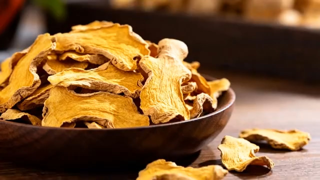  干货姜片特写443#横屏 	 