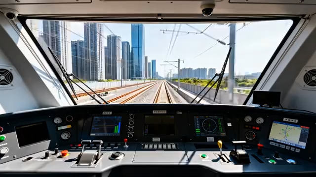  高铁驾驶舱视角471#横屏 	 -