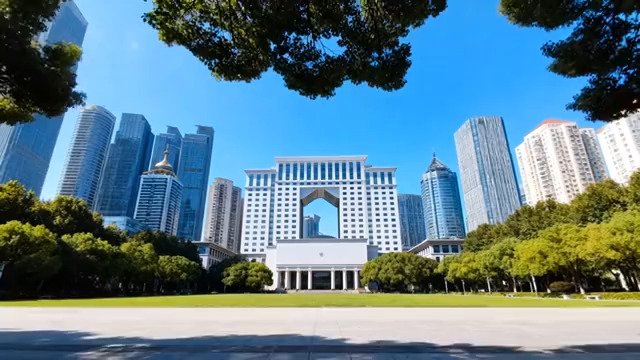  城市建筑群风光192#横屏 	 