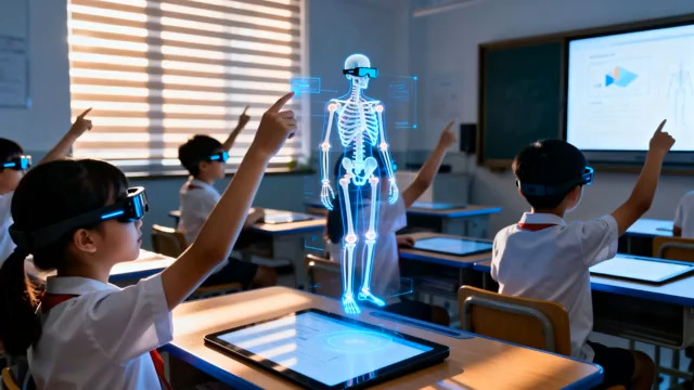  VR课堂人体骨骼教学28#横屏 	 