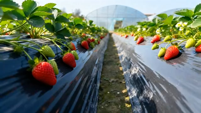  草莓园丰收景象103#横屏 	 -