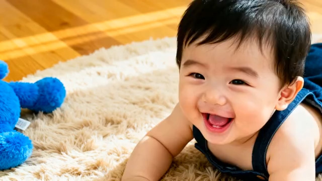  宝宝爬行可爱瞬间61#横屏 	 