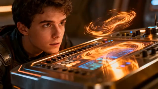  操控全息界面的科技少年99#横屏 	 