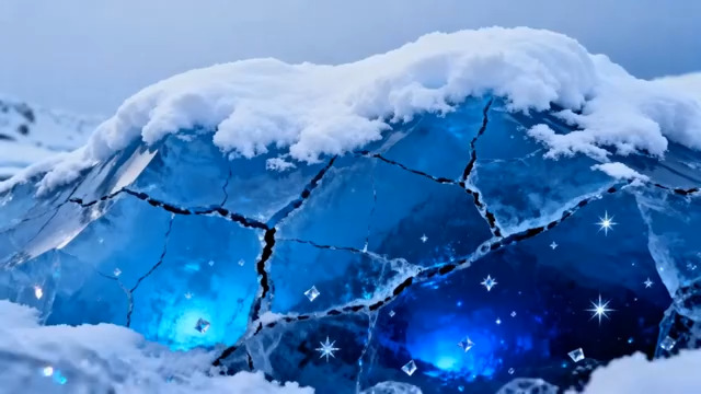  冰封蓝调星光77#横屏 	 -