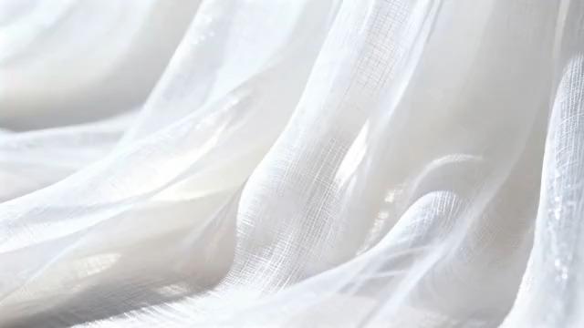  白色窗帘透光动态50#横屏 	 