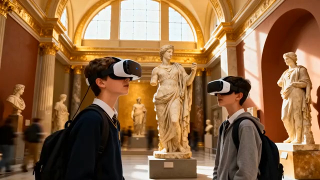  VR科技参观博物馆27#横屏 	 