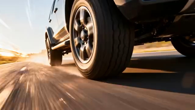  SUV公路行驶特写24#横屏 	 