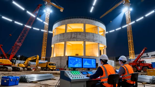  智慧工地夜间施工监控3174#横屏 	 