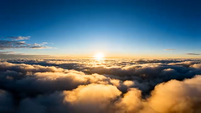  云海日出壮丽景色3104#横屏 	 