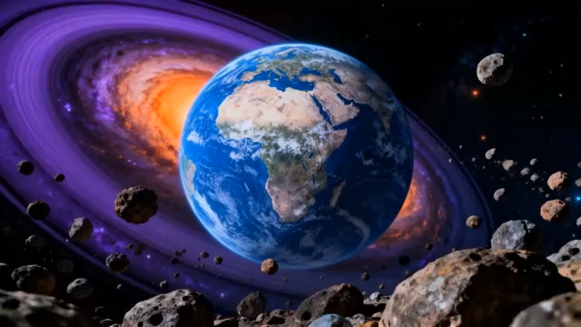  宇宙中的与小行星带2999#横屏 	 