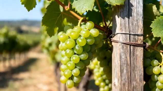  阳光下的青葡萄串2840#横屏 	 