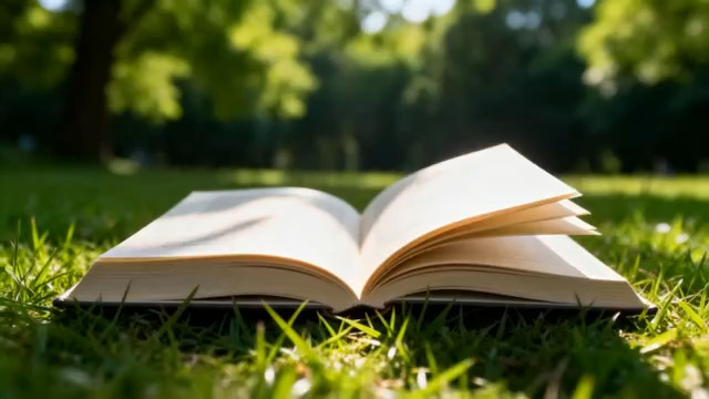  阳光下的书香时光2843#横屏 	 