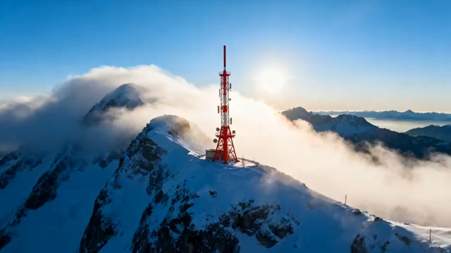  雪山之巅信号塔2700#横屏 	 -