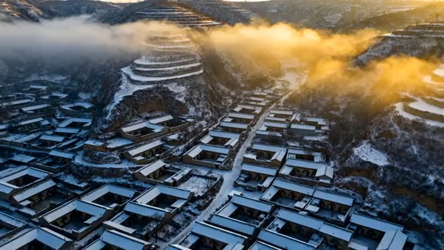  雪地越野SUV行驶2614#横屏 	 