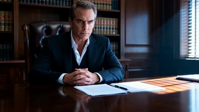  西装男士严肃办公2417#横屏 	 - 