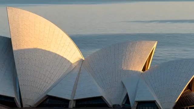  悉尼歌剧院晨曦剪影2421#横屏 	 