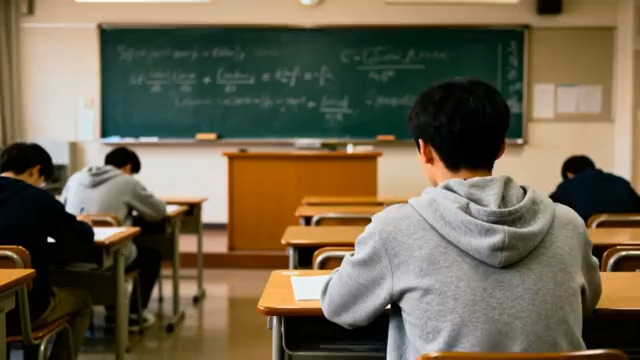  学生考试场景2593#横屏 	 