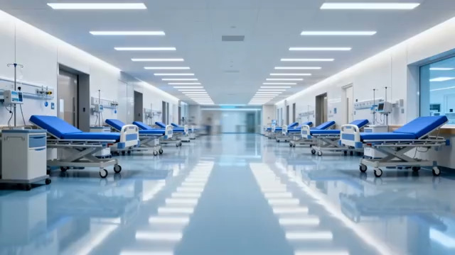  现代化医院病房全景2480#横屏 	 