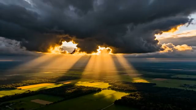  乌云散去阳光普照2342#横屏 	 -