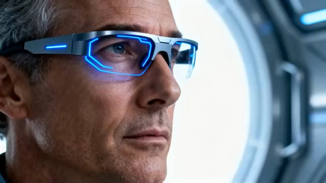  未来科技眼镜特写2322#横屏 	 -