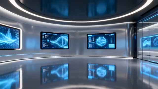  未来科技感控制室2313#横屏 	 