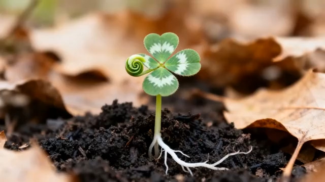  三叶草生长过程1890#横屏 	 