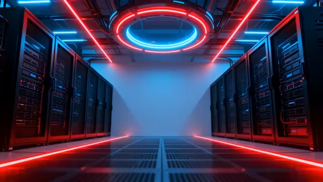  赛博朋克服务器机房1870#横屏 	 - 