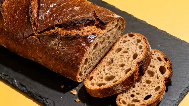  切片面包特写镜头1719#横屏 	 - 