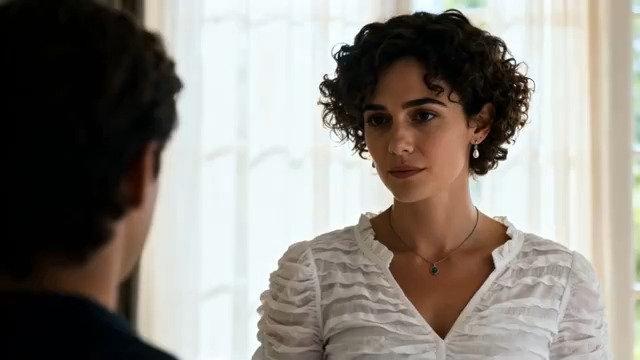  男女对视交流场景1614#横屏 	 