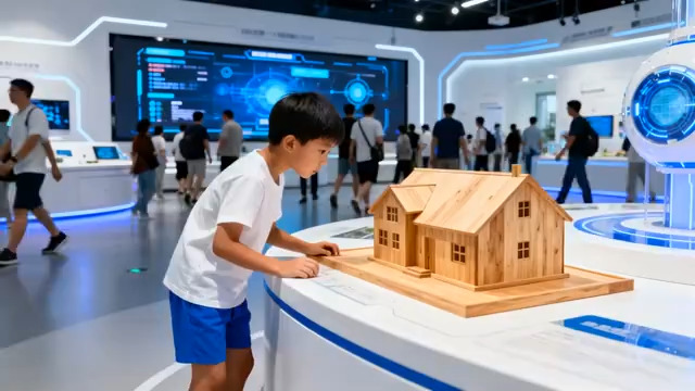  男孩体验科技互动模型1610#横屏 	 