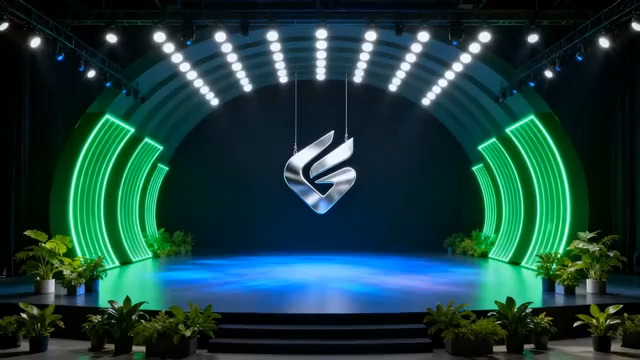  科技感舞台灯光秀1321#横屏 	 