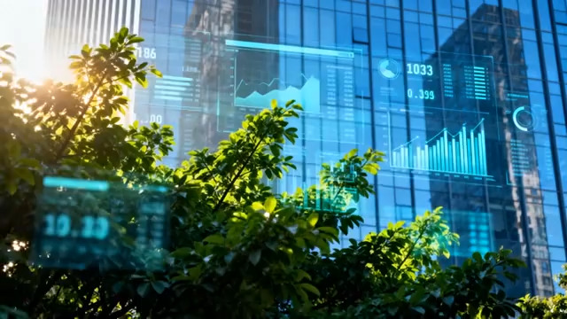  科技感玻璃幕墙大楼1309#横屏 	 -