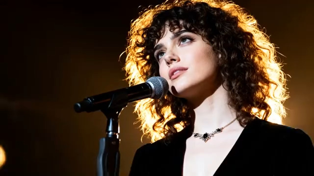  卷发女舞台演1282#横屏 	 -