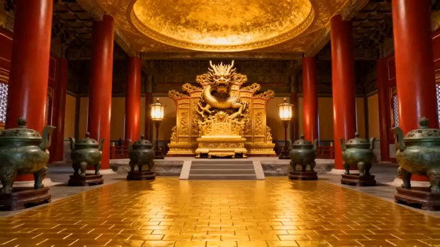  皇宫大殿内景978#横屏 	 - 