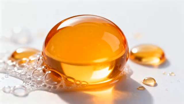  金色透明软胶囊特写1190#横屏 	 - 